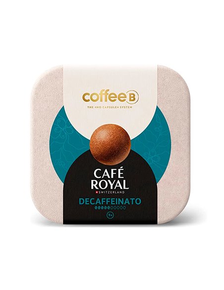 Cafe royal coffeeb decafeinatto x9 capsules.