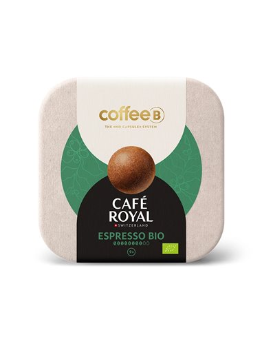 Cafe royal coffeeb espresso bio x9 capsules.