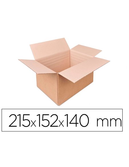 Caisse à hauteur variable antalis carton ondulé fond automatique rainage prédécoupe angles21,5x15,2x14cm.