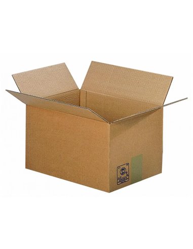 Caisse americaine lne10 carton ondule simple cannelure 30x20x17cm.