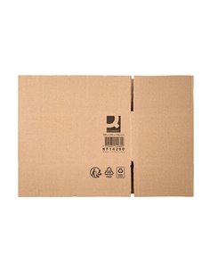 Caisse americaine q-connect carton recycle cannelure 5mm 350x250x220mm. 2