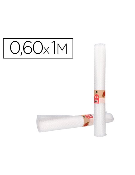 Film a bulles liderpapel ecouse 30% plastique recycle 30g/m2 rouleau 0,60x1m.
