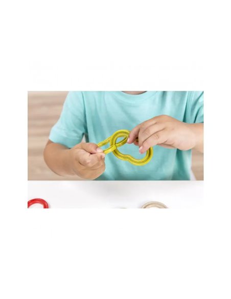 Maxi chainons eco conãus miniland 5 cm matiere ecologique 48 pieces.