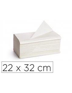 Essuie-mains coldis 3 plis pure ouate blanc 115f 17gr 22x32cm lot 20 paquets.