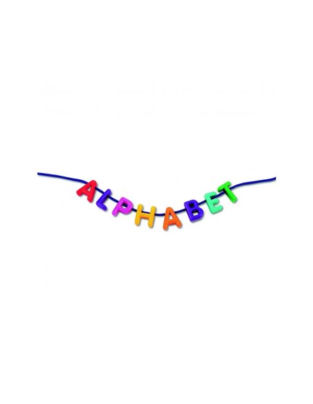 Jeux de lacage en plastique learning resources alphabet a lacer 260 lettres 15 lacets.