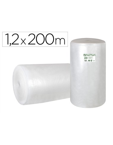 Film a bulles liderpapel ecouse 30% plastique recycle 30g/m2 rouleau 1,20x200m.