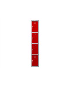 Casier personnel phoenix serie pl pl1430grk serrure a cle coloris rouge. 2