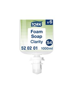 Savon tork mousse limpide mains flacon 1000ml.