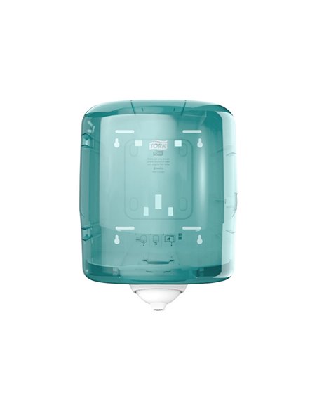 Distributeur tork reflex essuie-mains m4 performance devidage central feuille a feuille coloris blanc et.