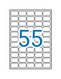 Étiquettes blanches amovibles Apli 36,8 x 23,8 mm, 100 feuilles