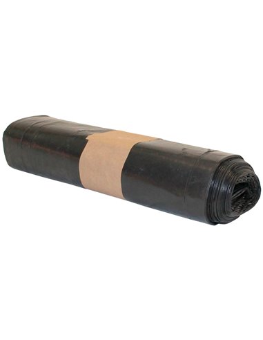Sac poubelle industriel 85x105cm calibre 120 capacité 100l coloris noir rouleau 10 unités.