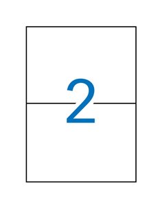 Étiquettes blanches amovibles Apli 210 x 148 mm, 100 feuilles