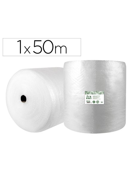 Film a bulles liderpapel ecouse 30% plastique recycle 30g/m2 rouleau 1x50m.