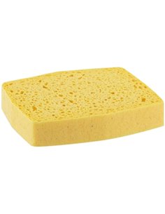 Éponge végétale nº4 résistante eau de javel grand pouvoir d'absorption lot 10 unités.