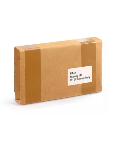 Boite carton q-connect speciale emballage livres catalogues revues dossiers montage facile cannelure 3mm 300x240x60mm.