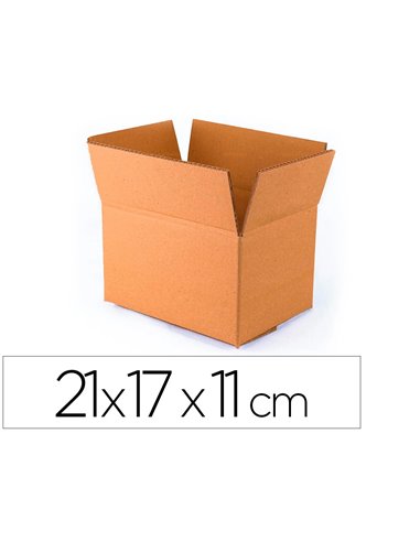 Caisse americaine q-connect encarton fond automatique cannelure 3mm 210x170x110mm montage rapide coloris kraft.