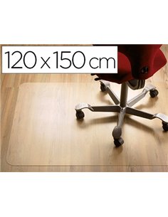 Tapis anti-dérapant paperflow pet sols en moquette 120x150cm transparent.