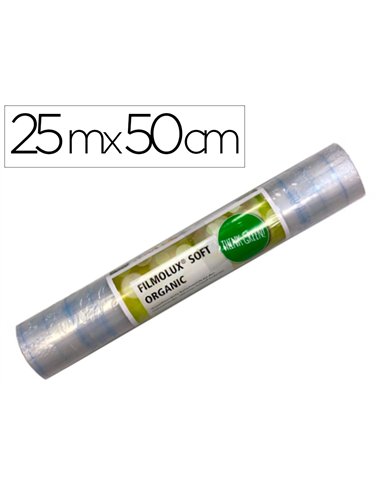 Film protecteur bio filmolux a base de polyethylene recyclable 25m x 50cm.