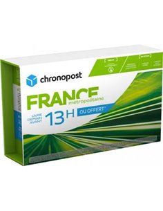 Boite cartonnee chronopost 13 320x230x80mm bte capacite 3kg.