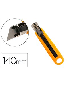 Cutter xd123 q-connect retractable lame acier 18 mm blister.