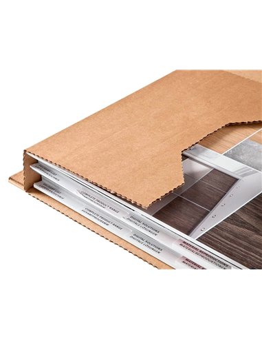 Etui expedition colompac kraft universel brun 147x126x55mm.