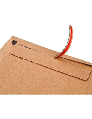 Etui expedition colompac kraft universel brun 217x155x60mm.