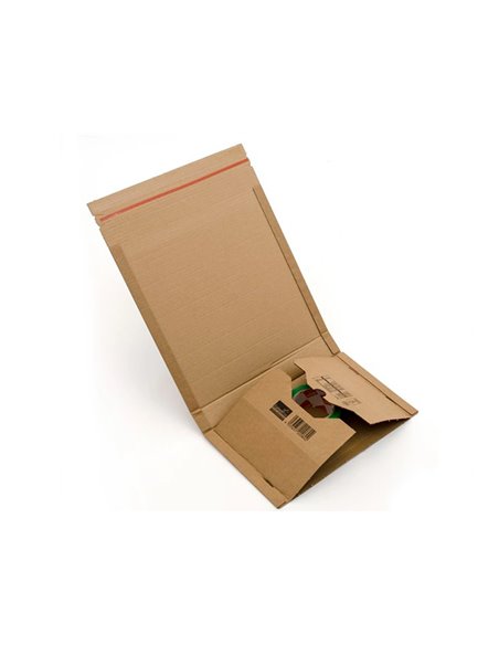 Etui expedition colompac kraft universel brun 302x215x80mm.