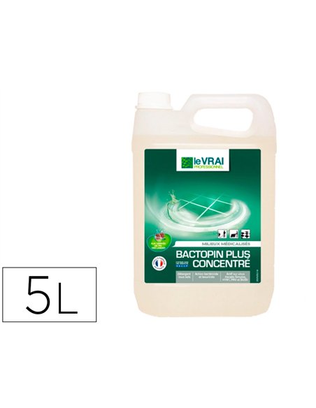 Detergent desinfectant le vrai professionnel sols surfaces collectivites milieux medicalises sportifs.