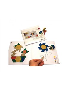 Geomosaic wissner fiches bonhommes avion bateau etc 21x21 cm 25 fiches.