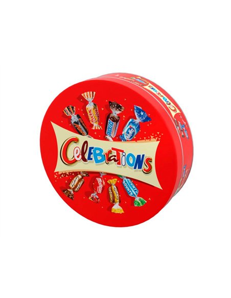 Chocolat celebrations mini bte metal 435g.