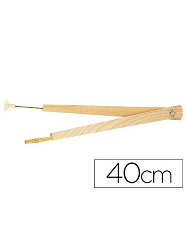 Compas bois jpc tableaux ventouse 40cm pour craie.