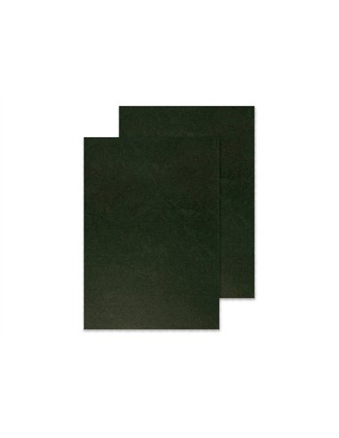 Couverture q-connect carton 250g grain cuir pour reliure format a4 coloris noir paquet 100 unités.