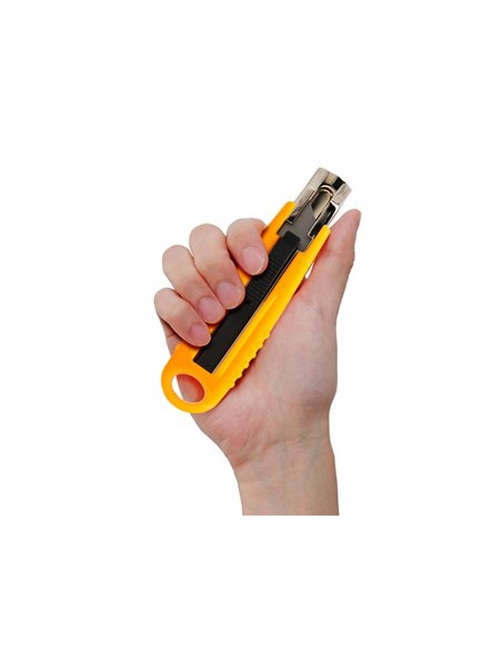 Cutter xd123 q-connect retractable lame acier 18 mm blister.