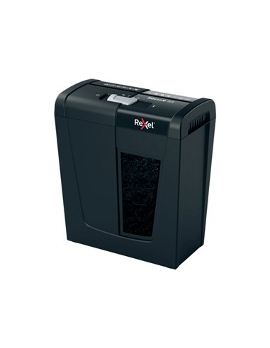 Desctructeur de documents rexel secure s5 coupe droite 5 feuilles de papier a4 de 80gr.