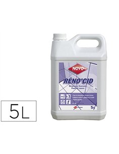 Détartrant désincrustant sanitaire élimine tartre calcaire rouille parfum floral bidon 5l.