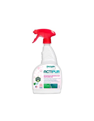 Detartrant desinfectant enzypin actipur sanitaires ecocert parfum mentholee pulverisateur 750ml.