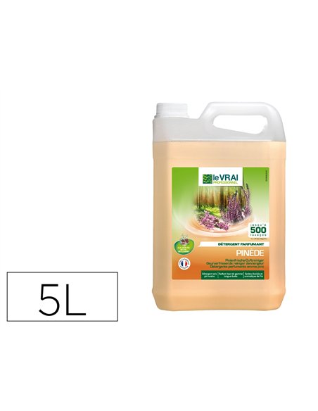 Detergent desinfectant le vrai professionnel odorisation pin des landes bidon 5 litres.