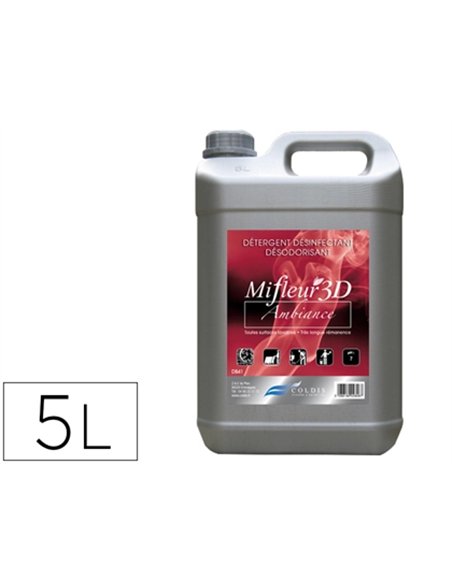 Détergent désinfectant mifleur ambiance bidon 5l.