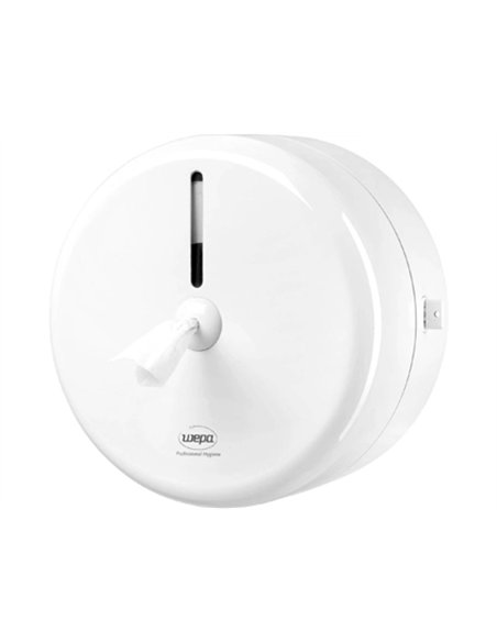 Distributeur papier toilette coldis à dévidage central center feed feuille à feuille.