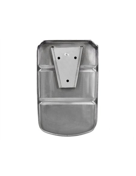 Distributeur savon liquide q-connect manuel acier inoxydable 800ml 179x56x115mm.