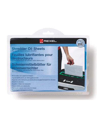 Feuille prélubrifiée rexel tout modèle destructeur prolonge leur durée paquet 12 unités.