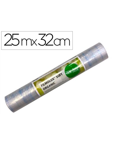 Film protecteur bio filmolux a base de polyethylene recyclable 25m x 32cm.
