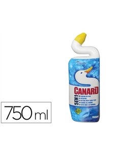 Gel wc canard 5 en 1 senteur marine parfum intense flacon 750ml.