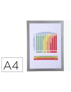 Pochette d affichage exacompta magnetique a4 pour tout support en metal position portrait ou paysage.