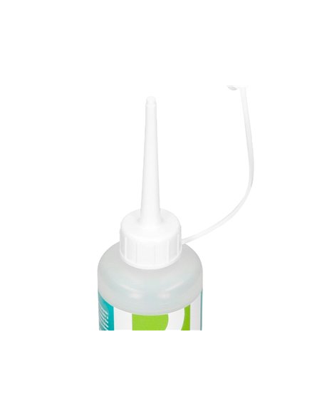 Huile lubrifiante q-connect pour destructeur de documents bouteille 250ml.