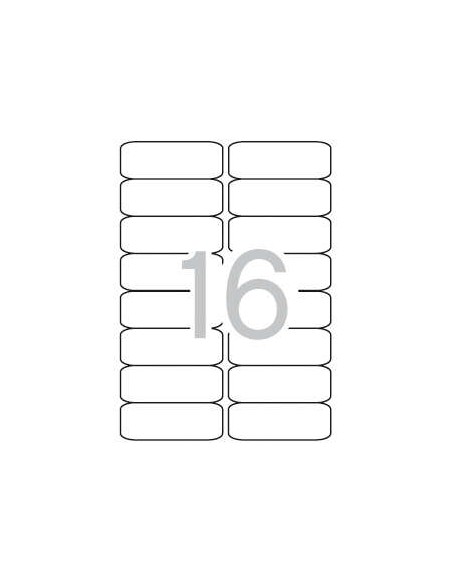 Étiquettes blanches permanentes Apli 99,1 x 34,0 mm, 500 feuilles