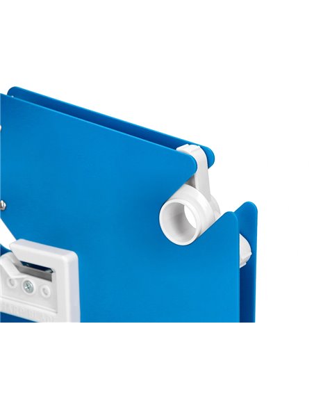 Scelleuse q-connect acier inoxydable peint 218x150x75mm coloris bleu.