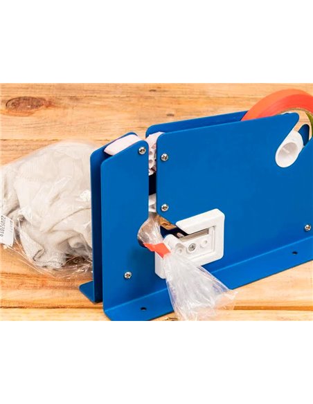 Scelleuse q-connect acier inoxydable peint 218x150x75mm coloris bleu.