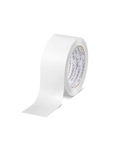 Ruban adhesif q-connect polypropylene 45 microns 66mx75mm pour emballage coloris blanc.