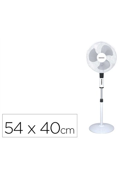 Ventilateur daewoo di1690 40cm pied 45w.